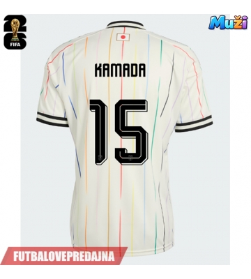 Lacne Muži Futbalové dres Japonsko Daichi Kamada #15 MS 2026 Krátky Rukáv - Preč